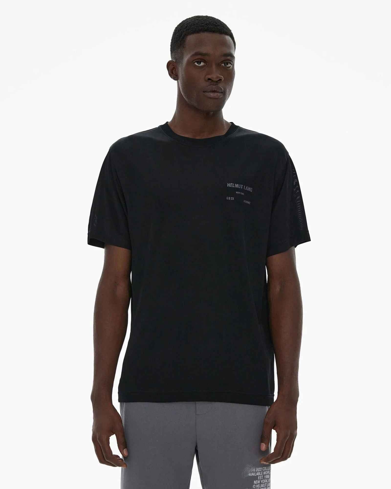 HELMUT LANG Mesh Logo Tee Secondary image
