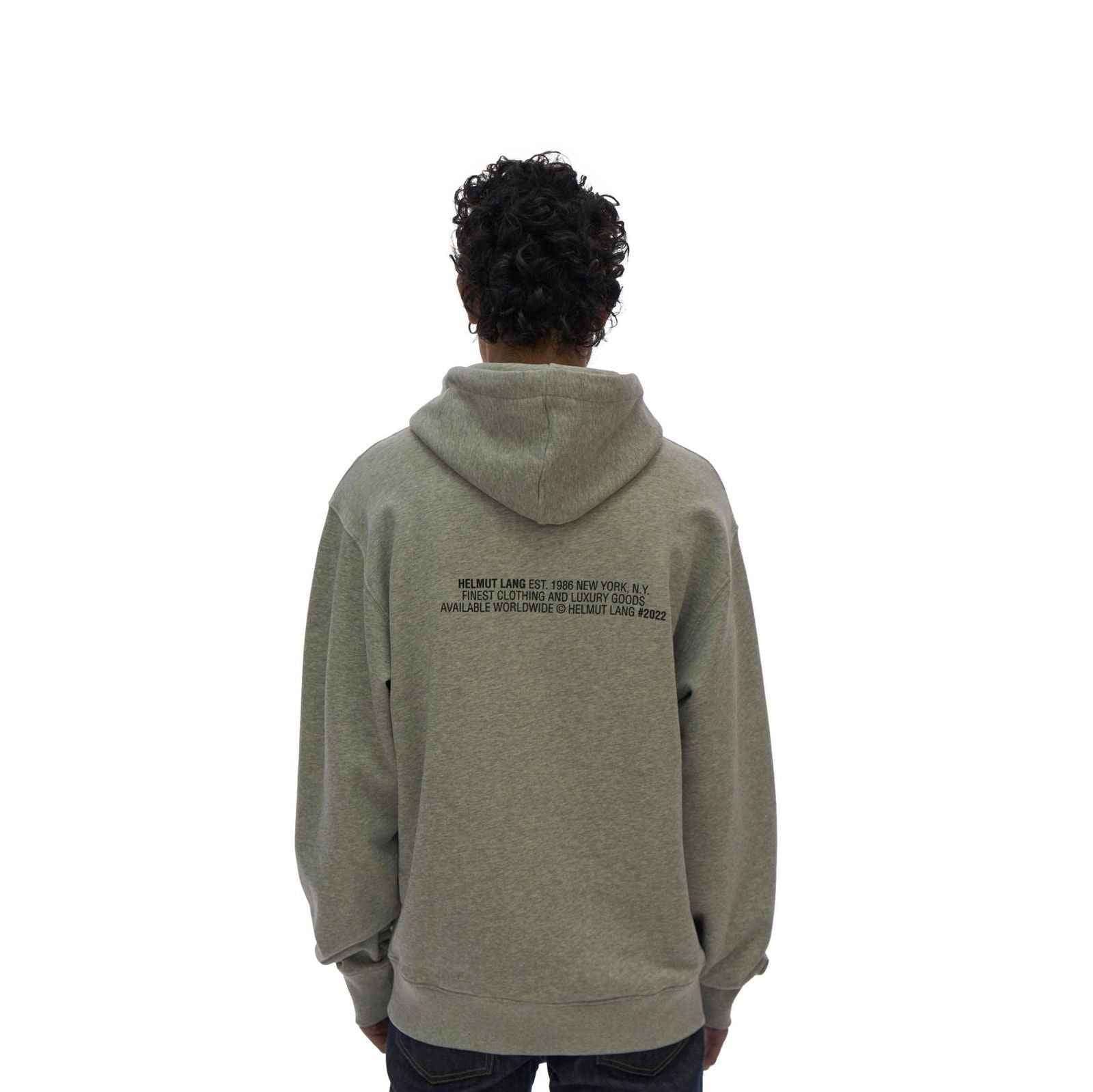 Sudadera con capucha con estampado de HELMUT LANG Imagen secundaria del producto