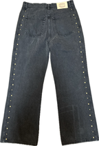 HOMME+FEMME-Men's Baggy Fit Jeans and Denim