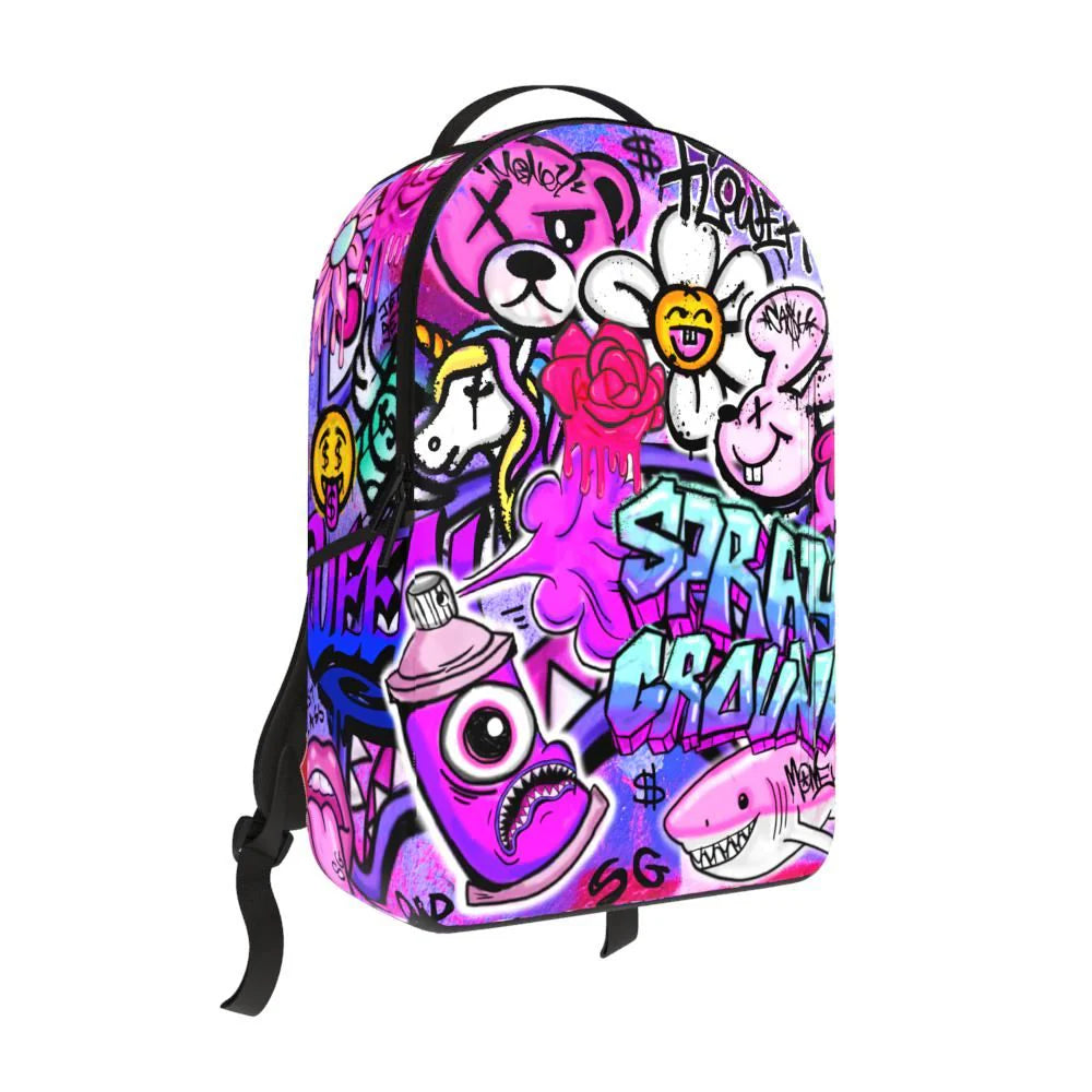 SPRAYGROUND Graffiti Print DLXR Backpack B7642 - Gravity NYC
