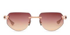 DITA Grand Imperyn Rose Gold - Silver w/ Saturn Sunset Unisex Sunglasses - Gravity NYC