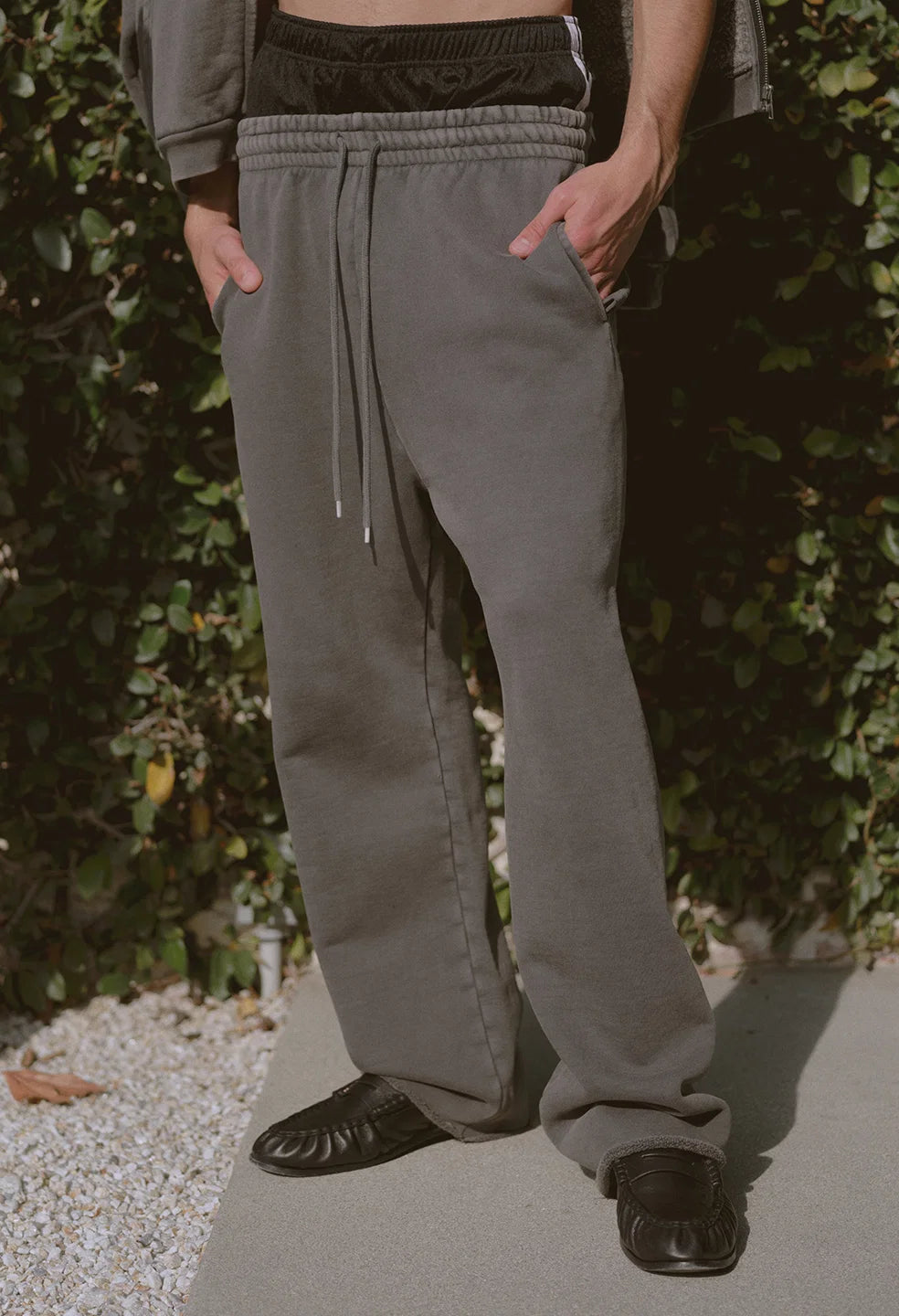 John Elliott Flared Sweatpants at Gravity NYC