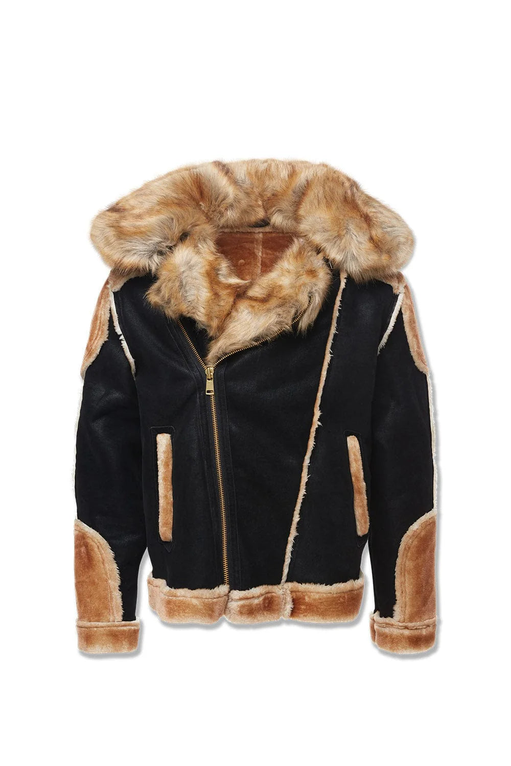 JORDAN CRAIG El Jefe Shearling Moto Jacket Secondary image