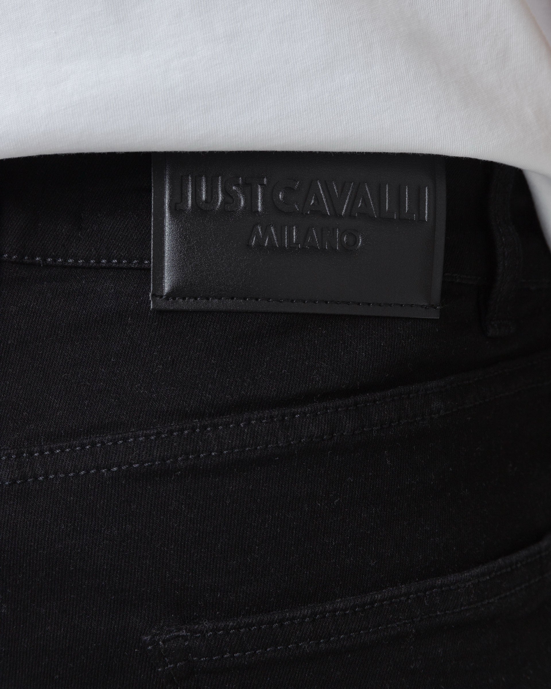 JUST CAVALLI-Men's Baggy Fit Jeans and Denim