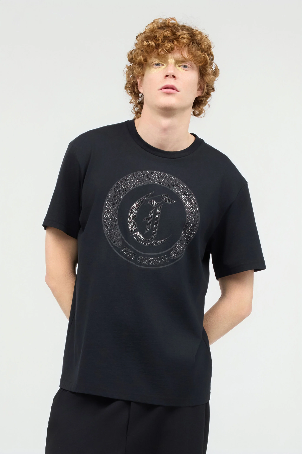 JUST CAVALLI-Men's Short-Sleeve T-Shirts and Tees