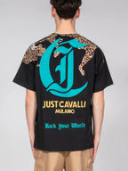 JUST CAVALLI-Men's Short-Sleeve T-Shirts and Tees