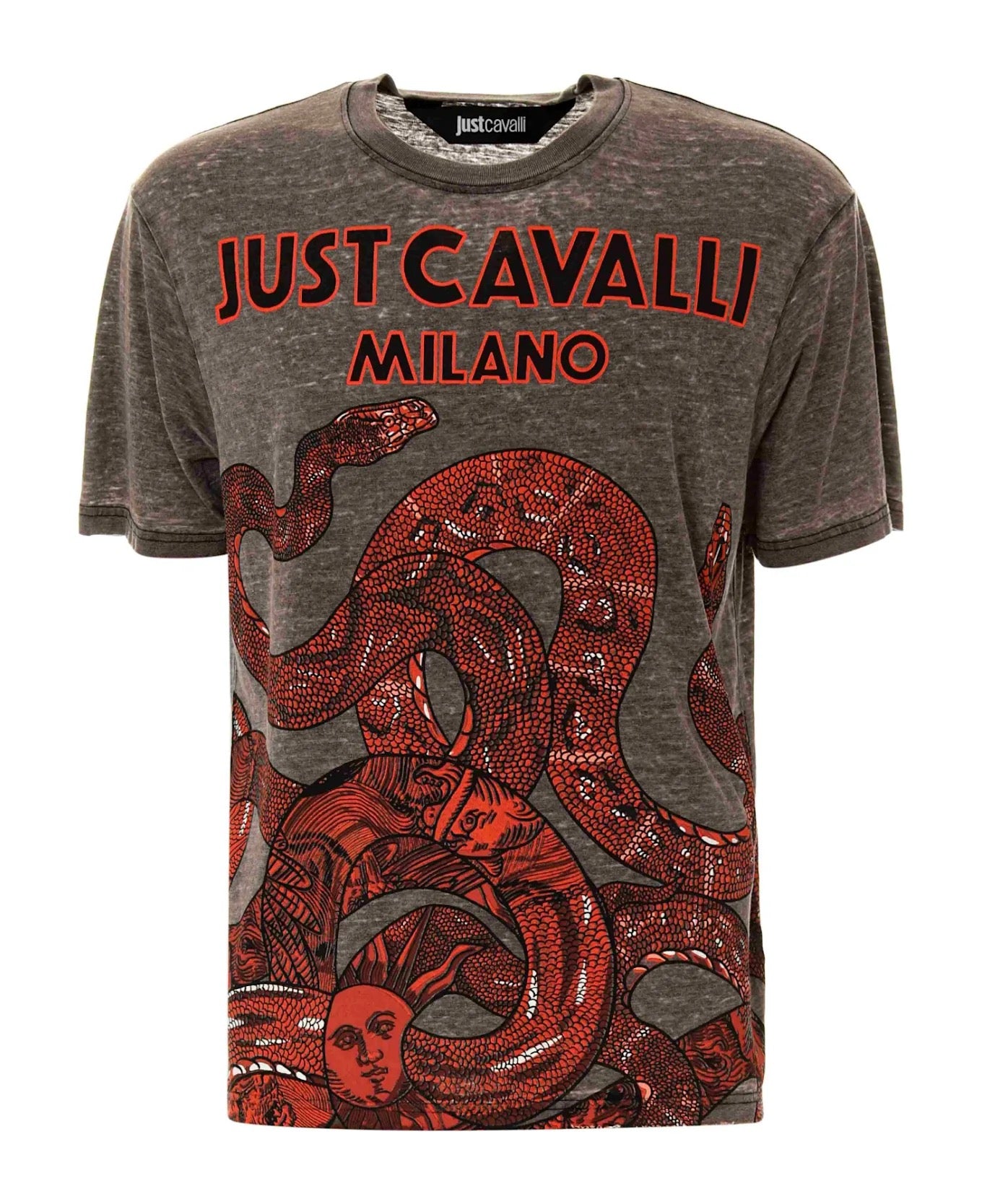 JUST CAVALLI-Men's Short-Sleeve T-Shirts and Tees