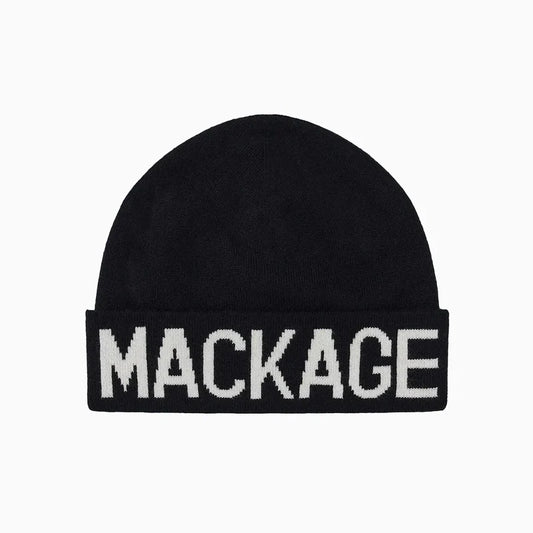 MACKAGE Kiko-KZ Knit Merino Blend Logo Hat for Kids - Gravity NYC