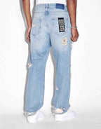 KSUBI-Men's Baggy Fit Jeans and Denim
