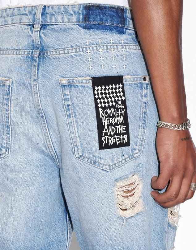 KSUBI-Men's Baggy Fit Jeans and Denim