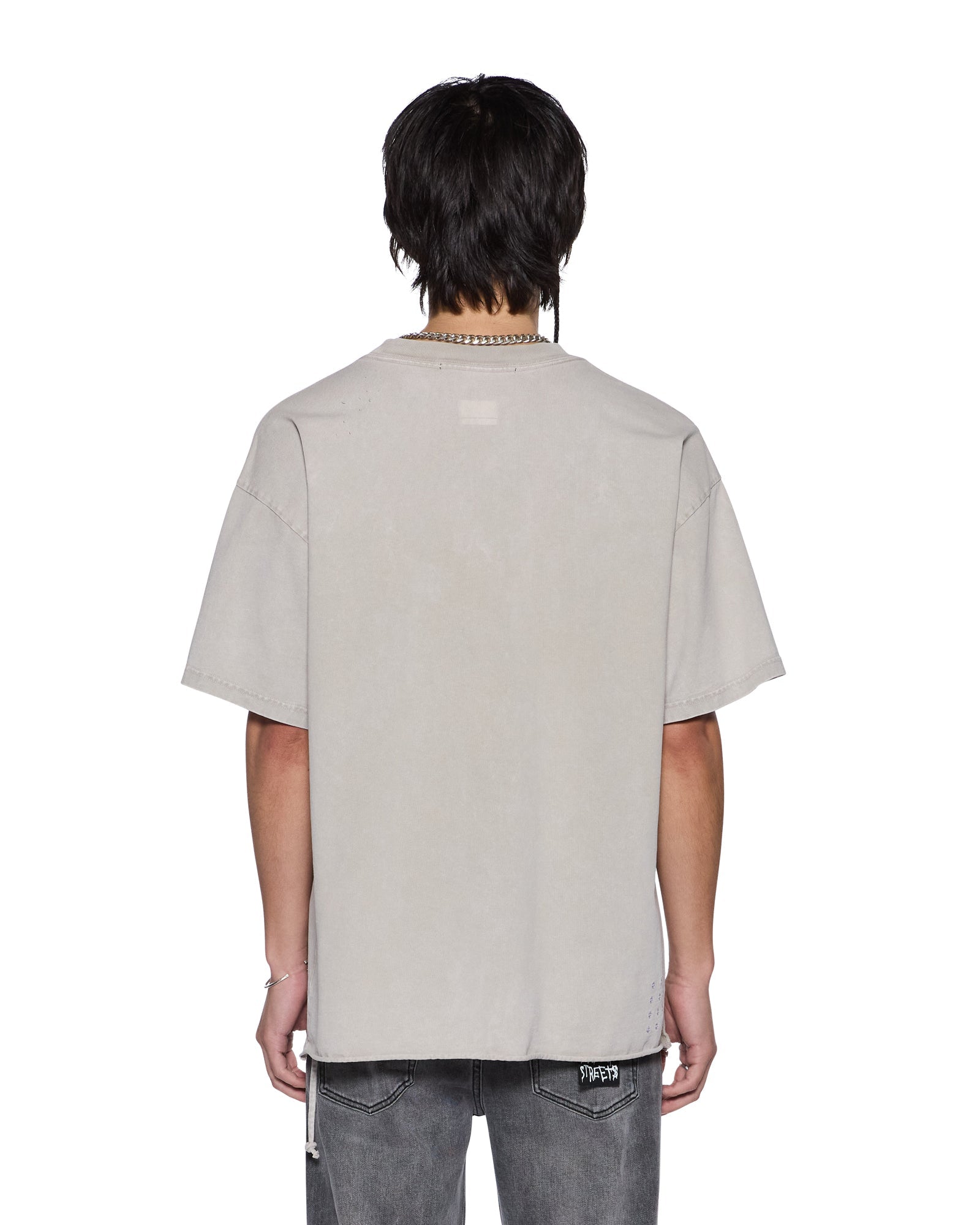 KSUBI Blasted Ekcess SS Tee Smoke Grey Secondary image