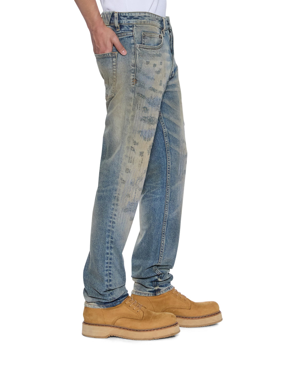 KSUBI-Men's Slim Fit Jeans and Denim