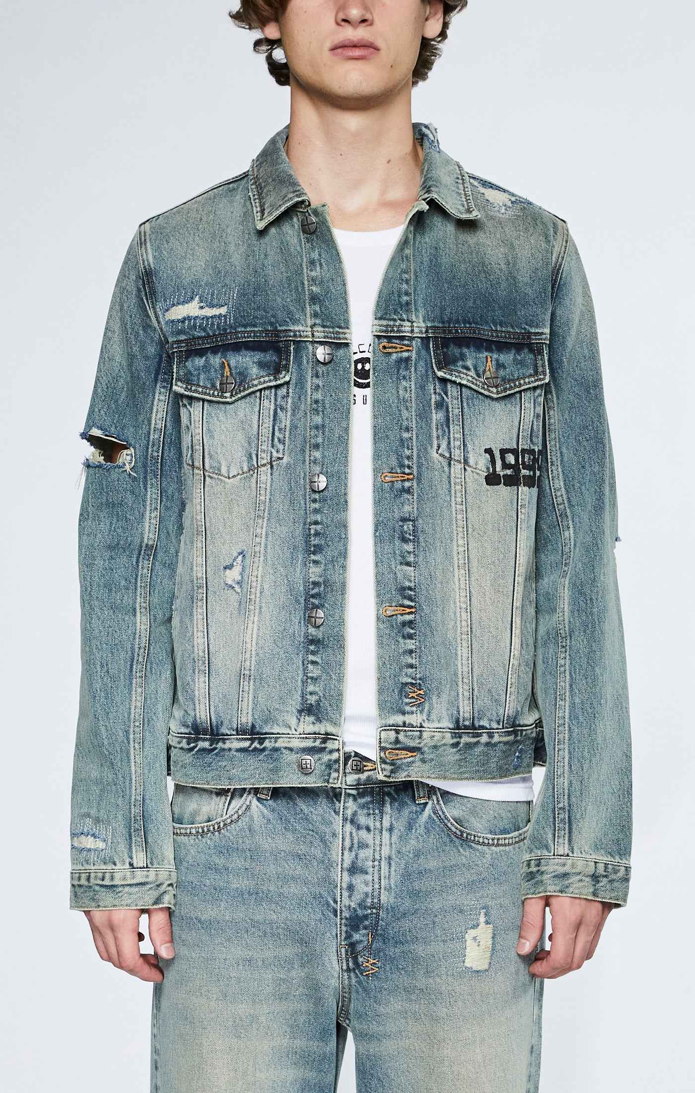 KSUBI-Men's Jean Jackets and Denim Jackets Imagen principal del producto
