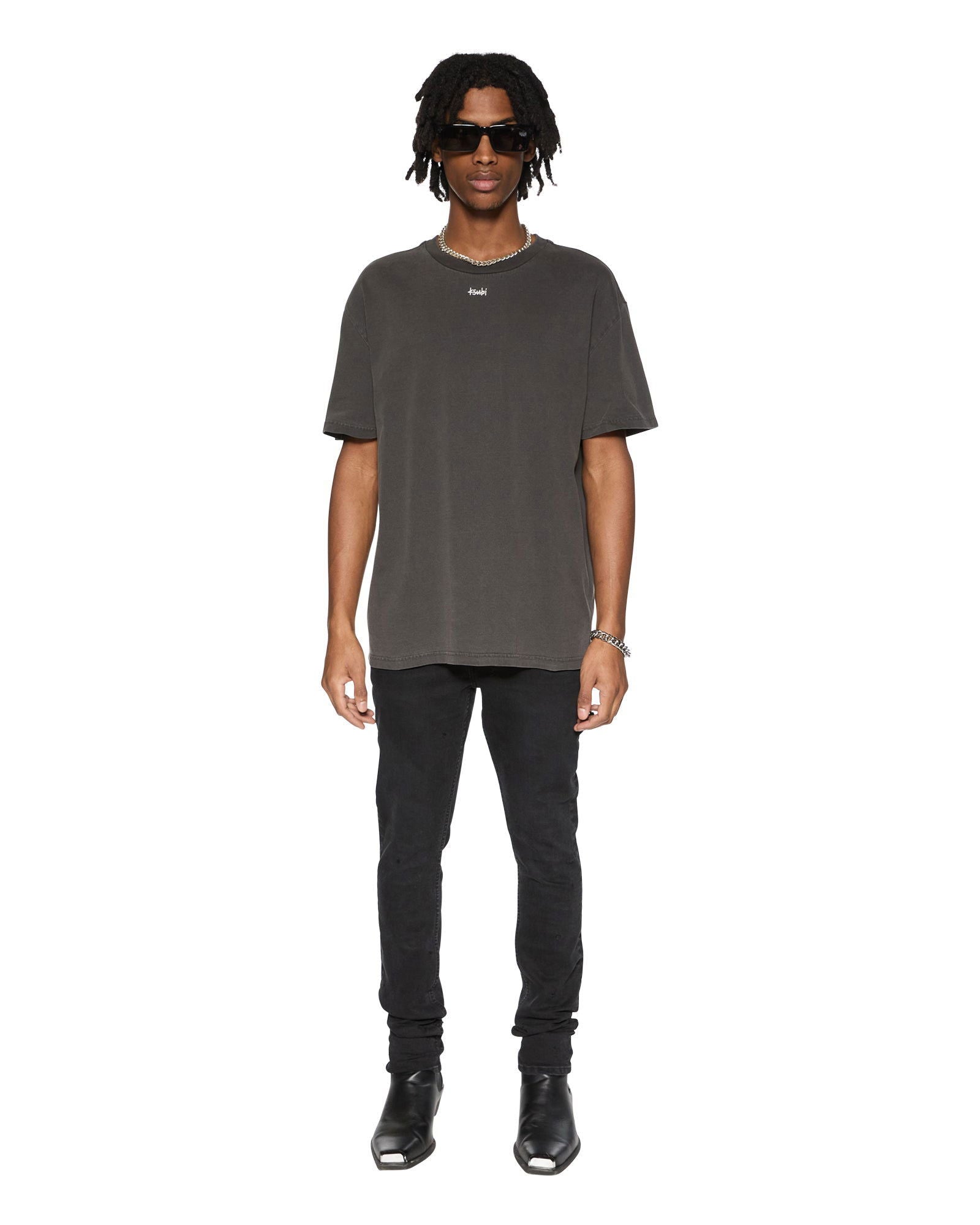 KSUBI Eagle Biggie SS Tee Faded Black Secondary image