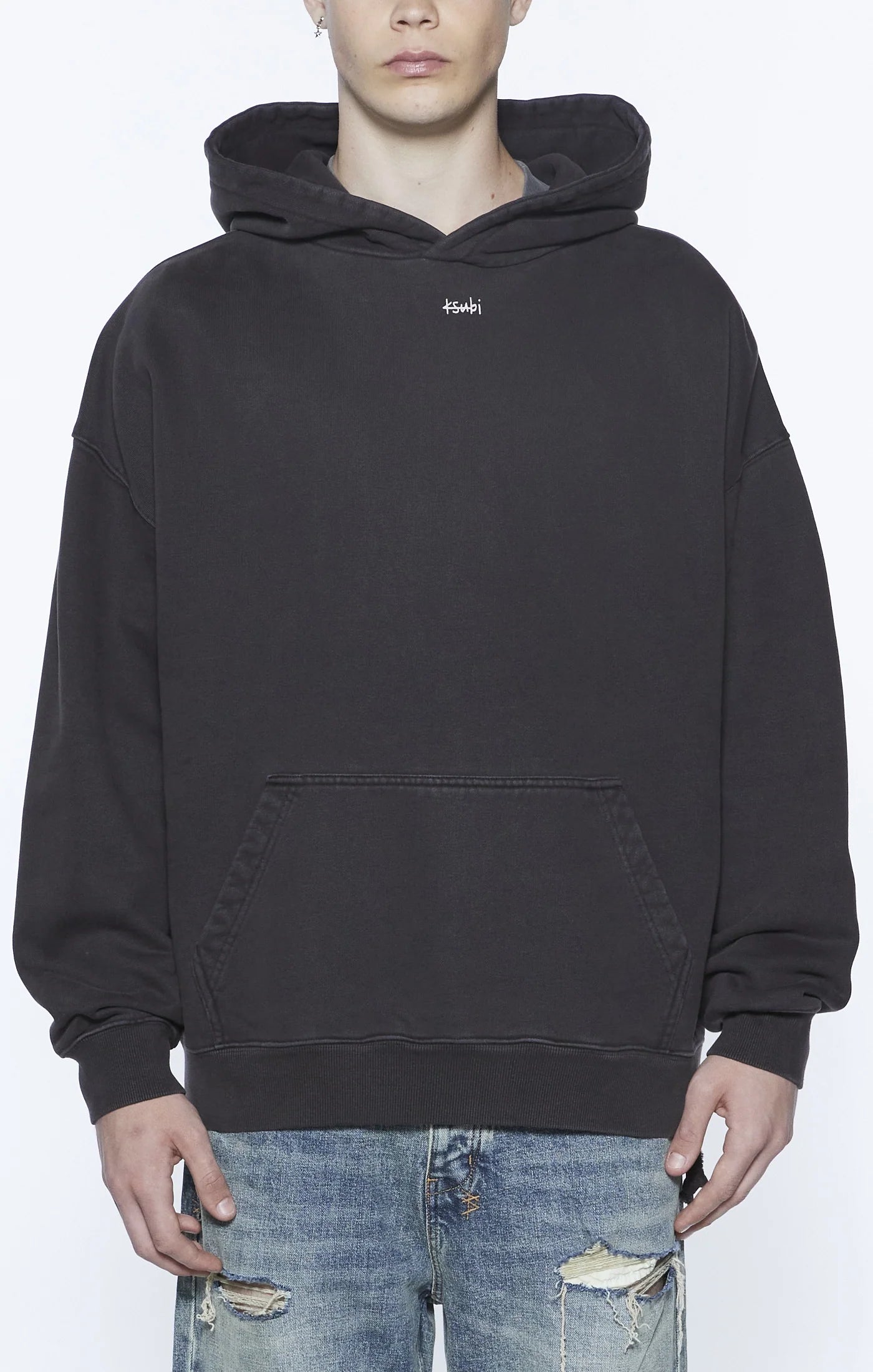 Sudadera con capucha Eagle Ekcess de KSUBI en negro descolorido Imagen secundaria del producto