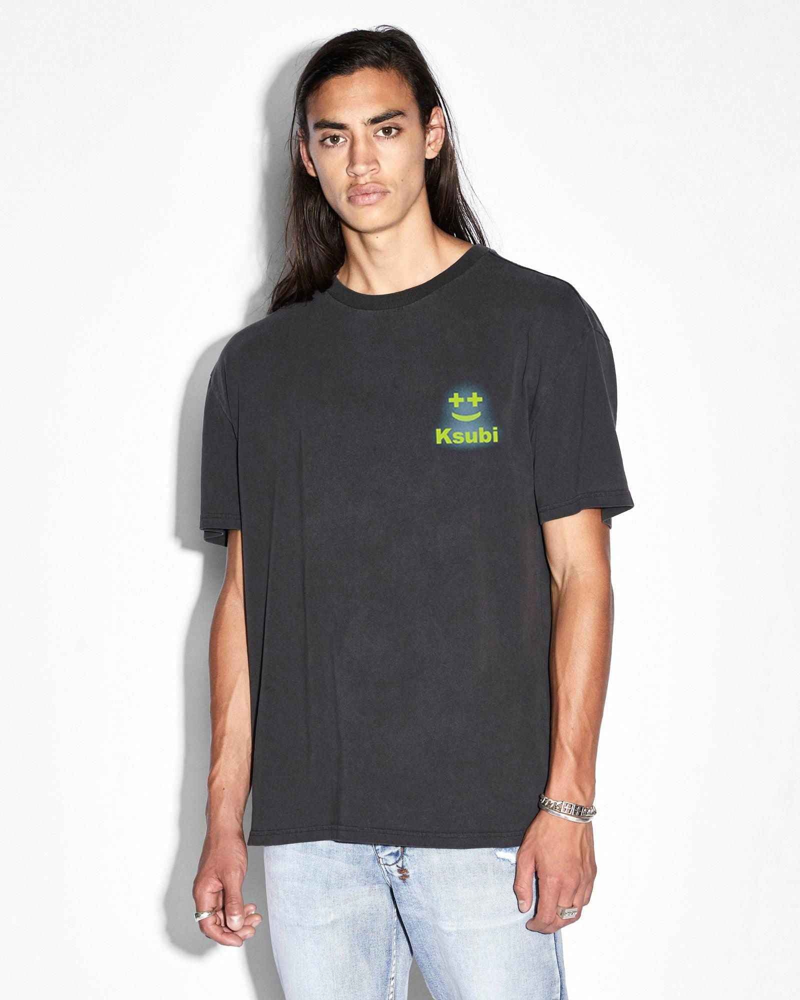 KSUBI Happy Glow Biggie SS Tee Faded Black Secondary image