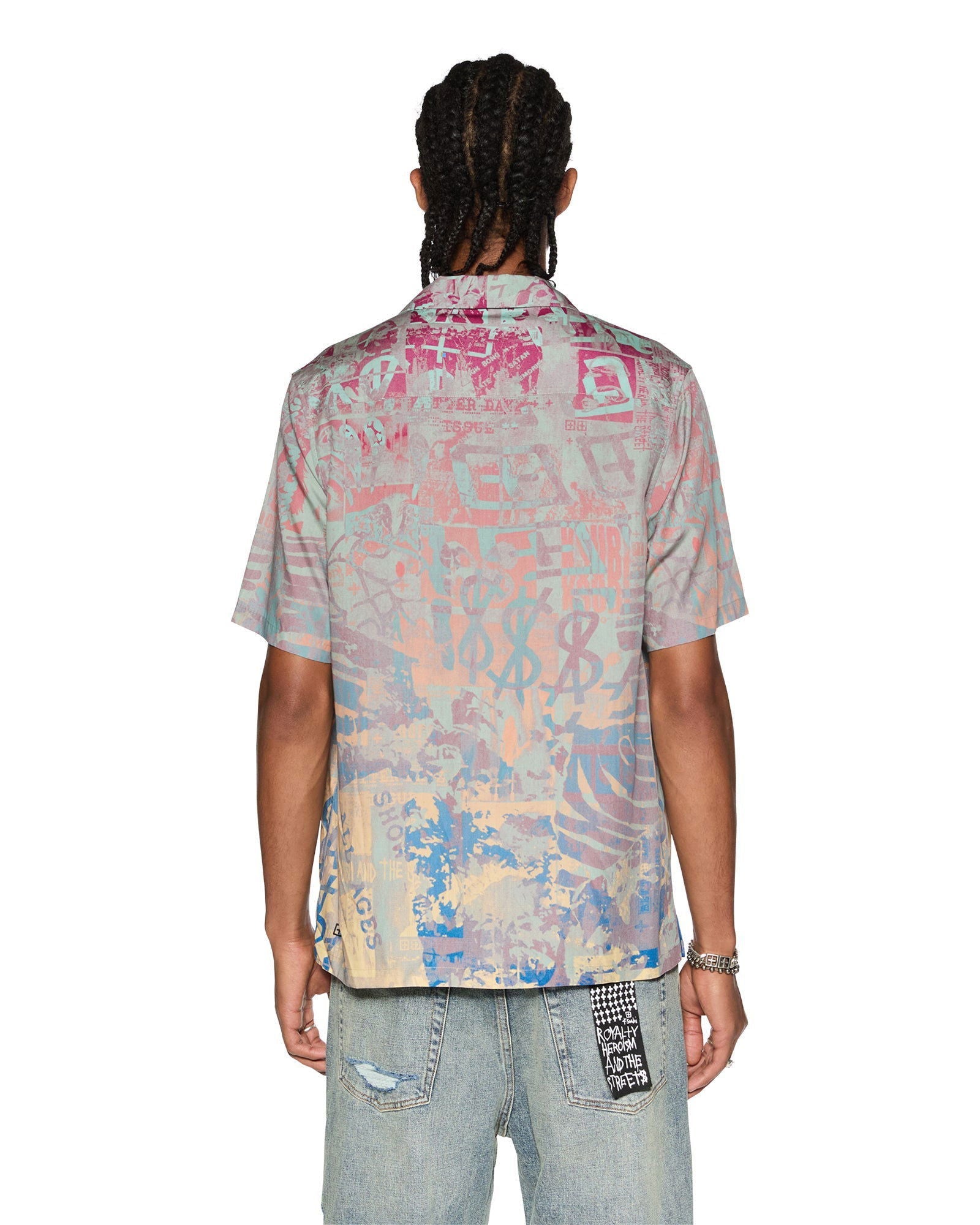 Camisa de manga corta multicolor KSUBI Ikon Mania Resort Imagen secundaria del producto