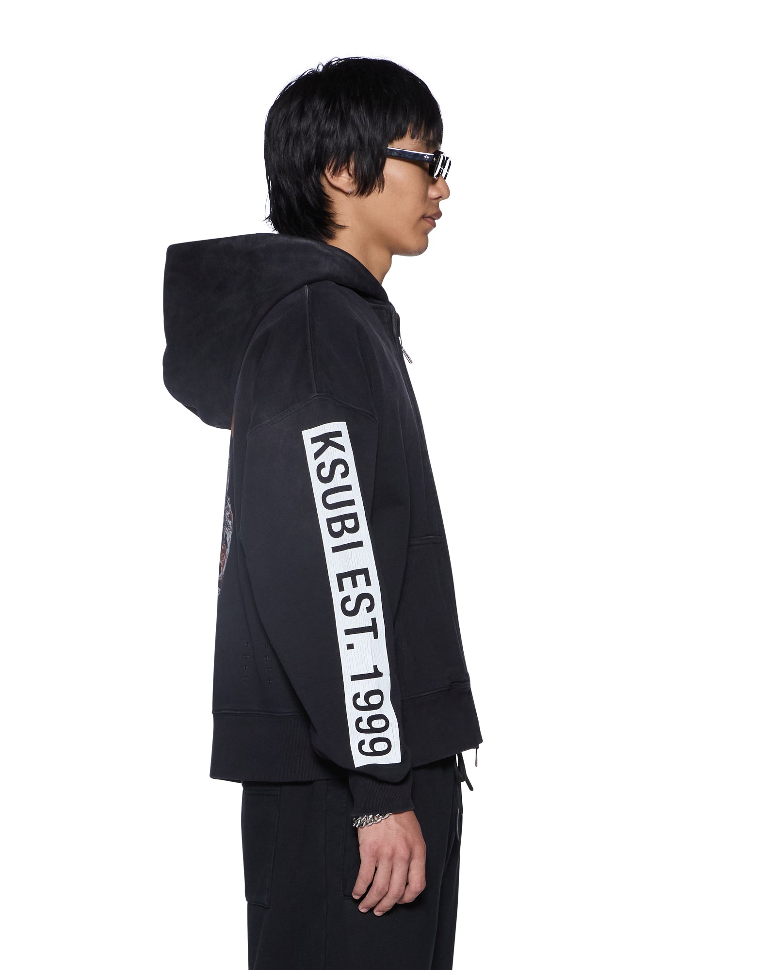 KSUBI-Men's Zip-Up Hoodies