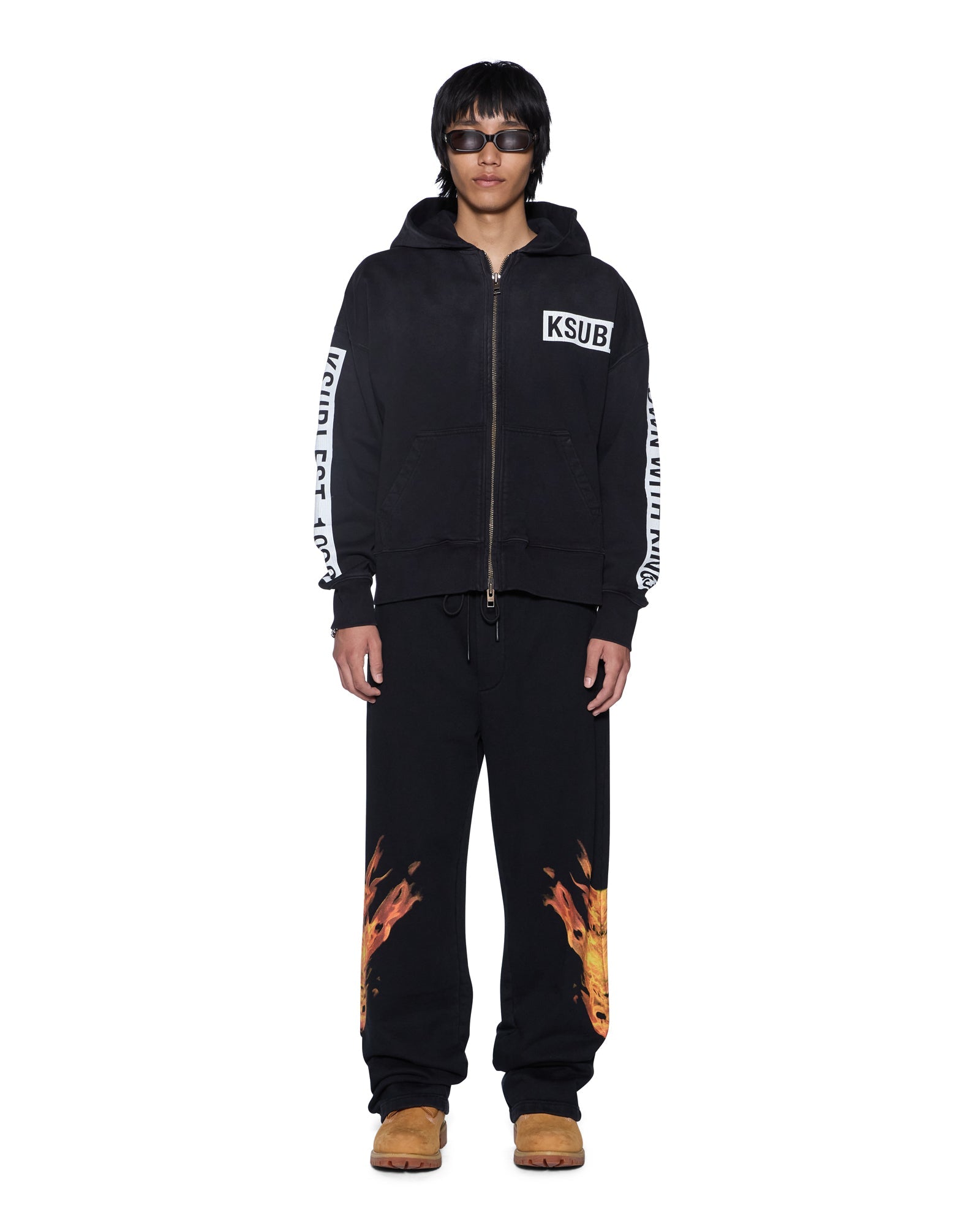 KSUBI-Men's Zip-Up Hoodies