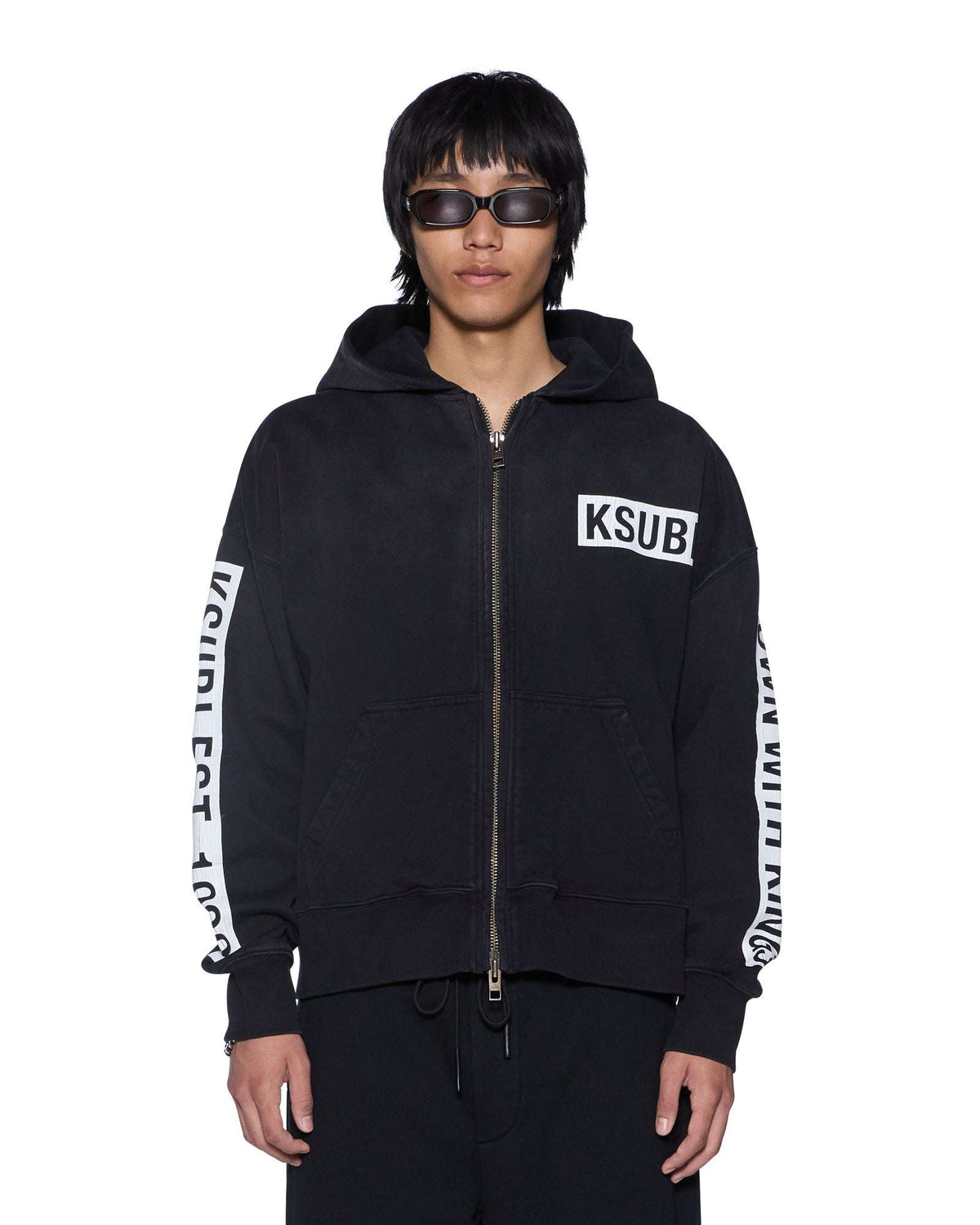 KSUBI-Men's Zip-Up Hoodies