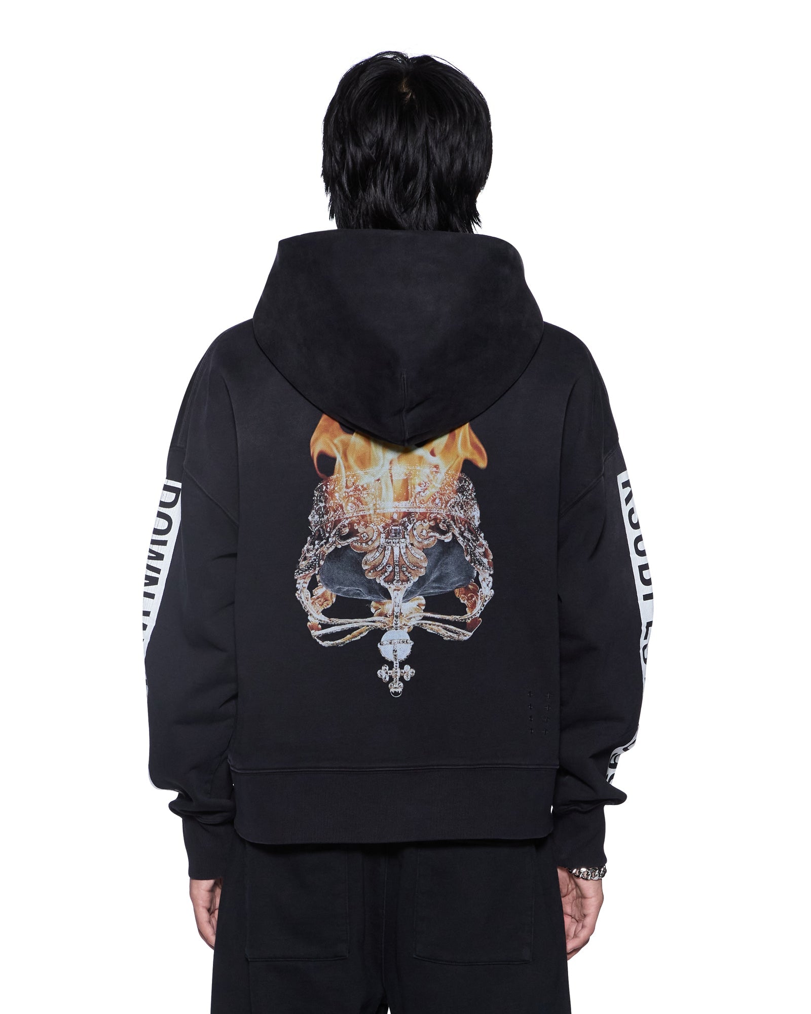KSUBI Kings Halen Zip Hoodie Black Fade Secondary image