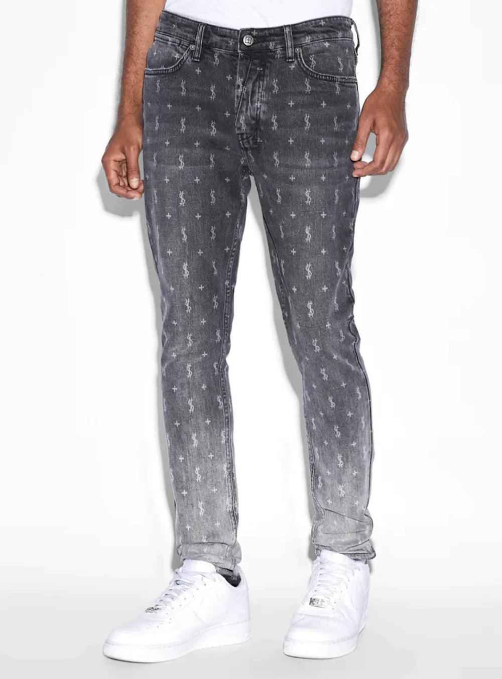KSUBI-Men's Skinny Fit Jeans and Denim