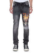 KSUBI-Men's Skinny Fit Jeans and Denim