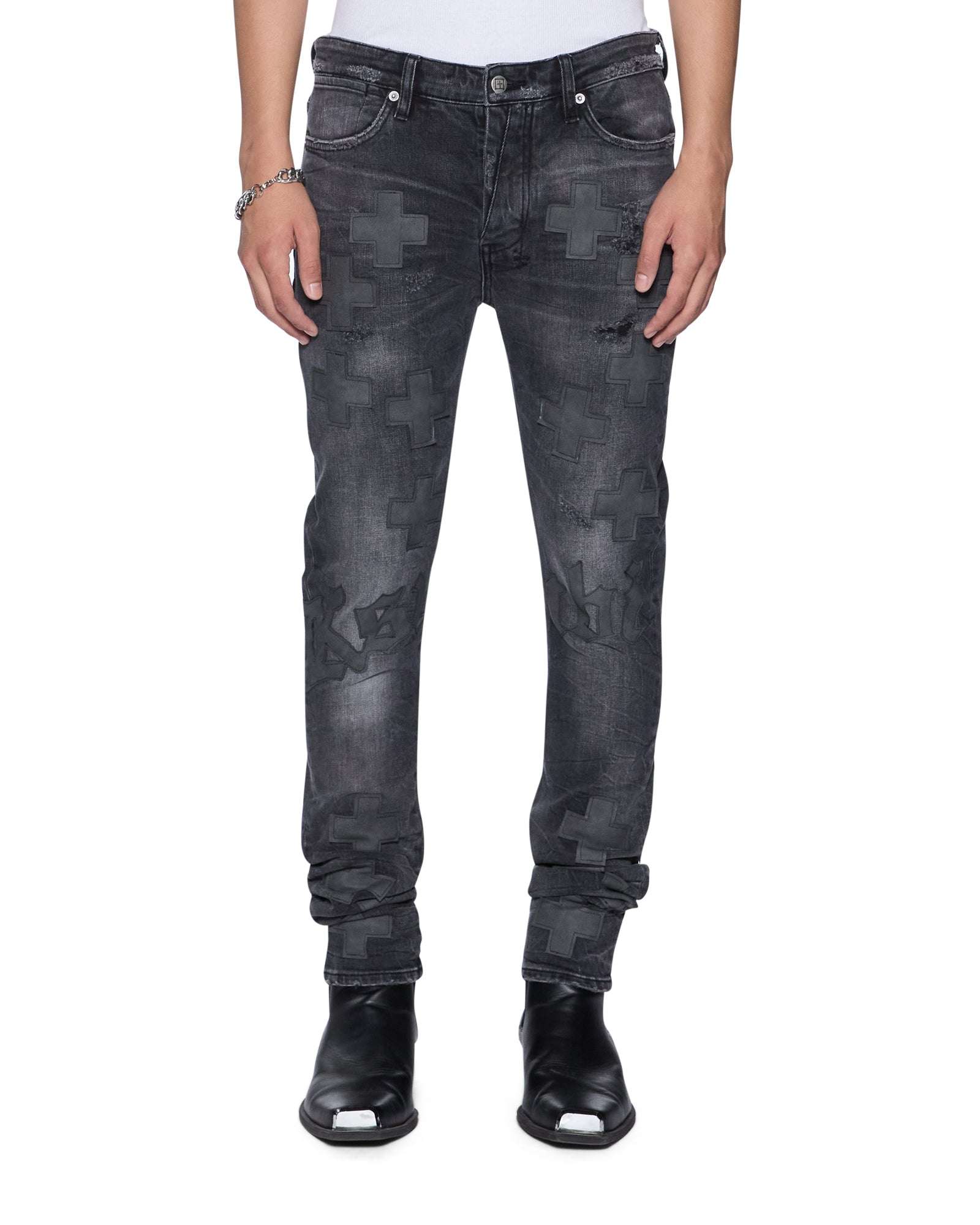 KSUBI-Men's Skinny Fit Jeans and Denim
