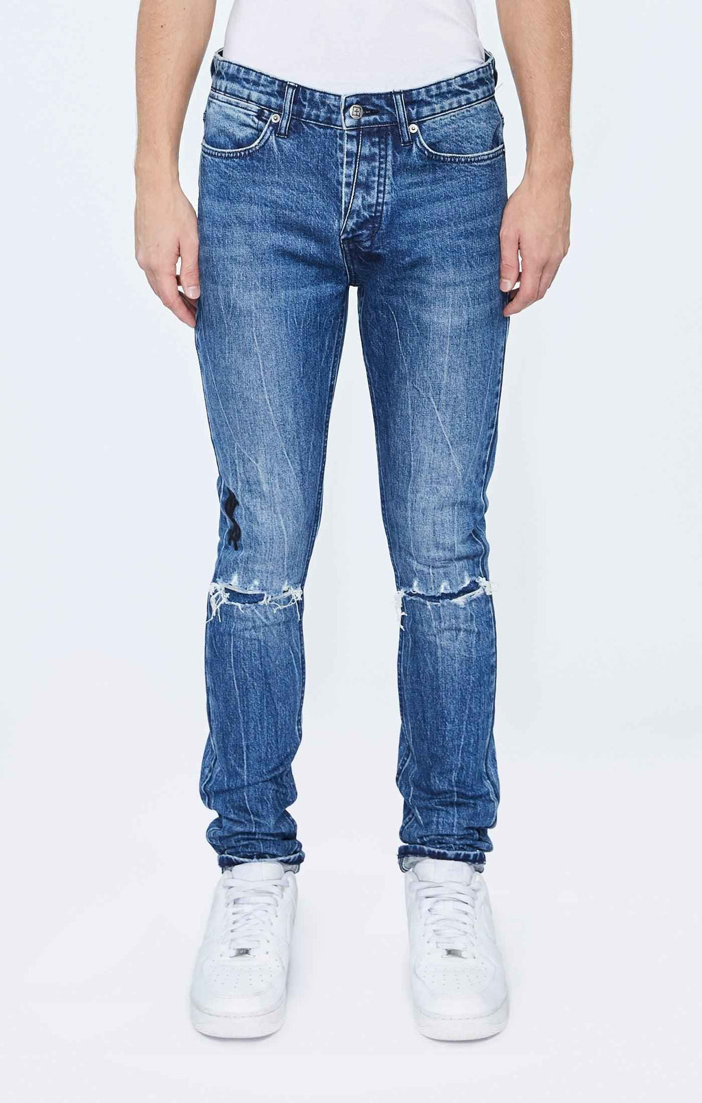 KSUBI-Men's Skinny Fit Jeans and Denim