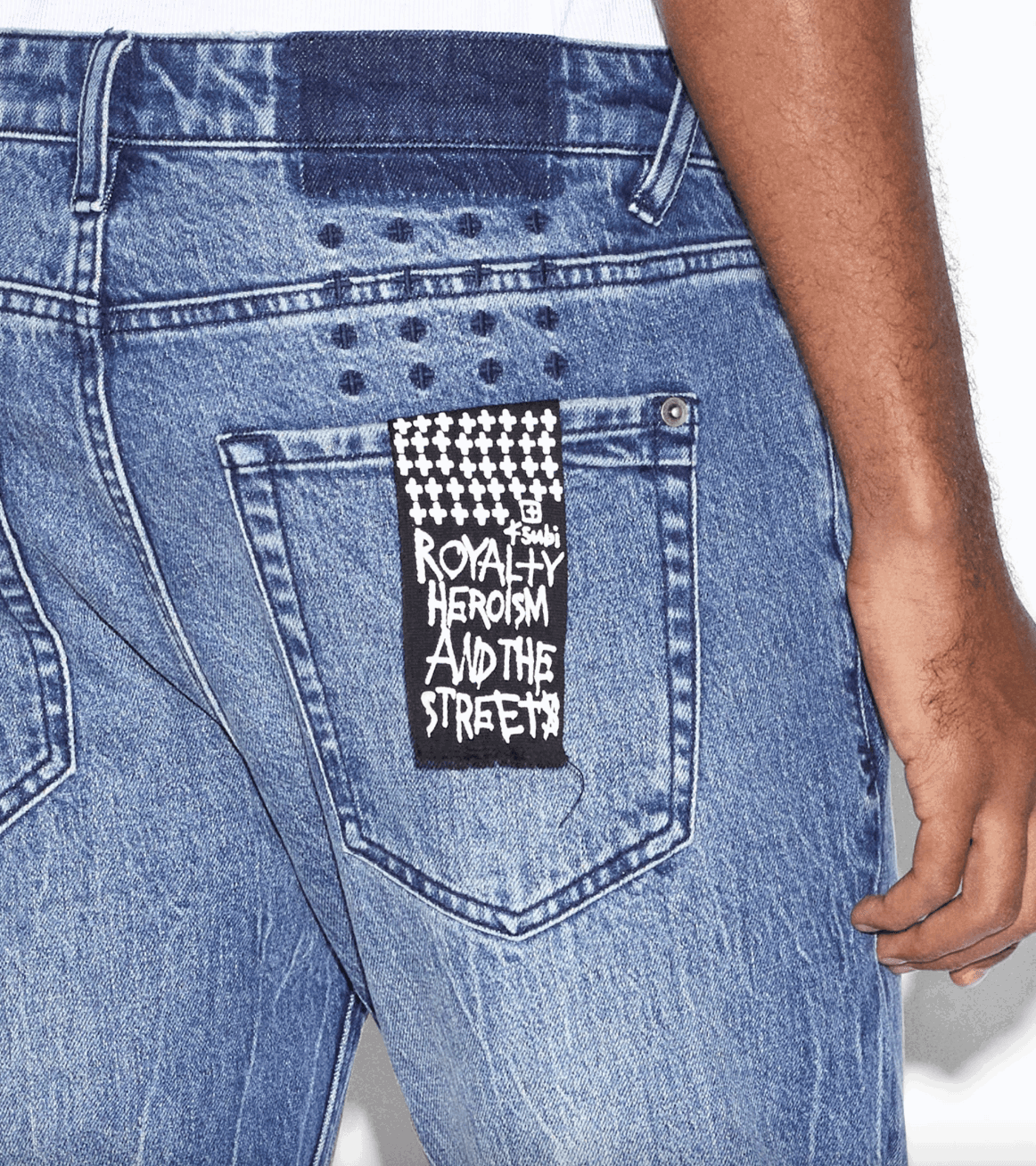 KSUBI-Men's Skinny Fit Jeans and Denim
