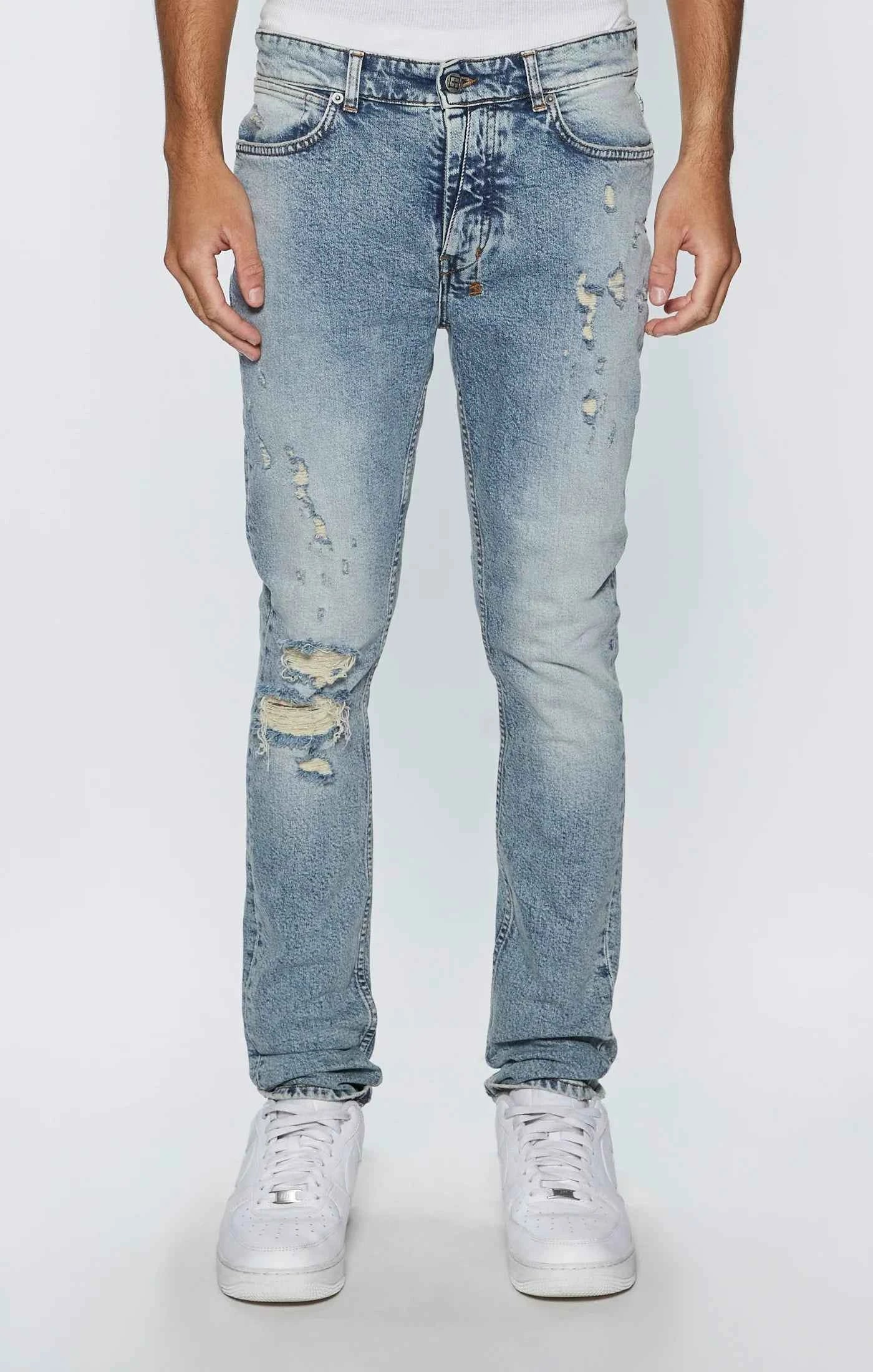 KSUBI-Men's Skinny Fit Jeans and Denim