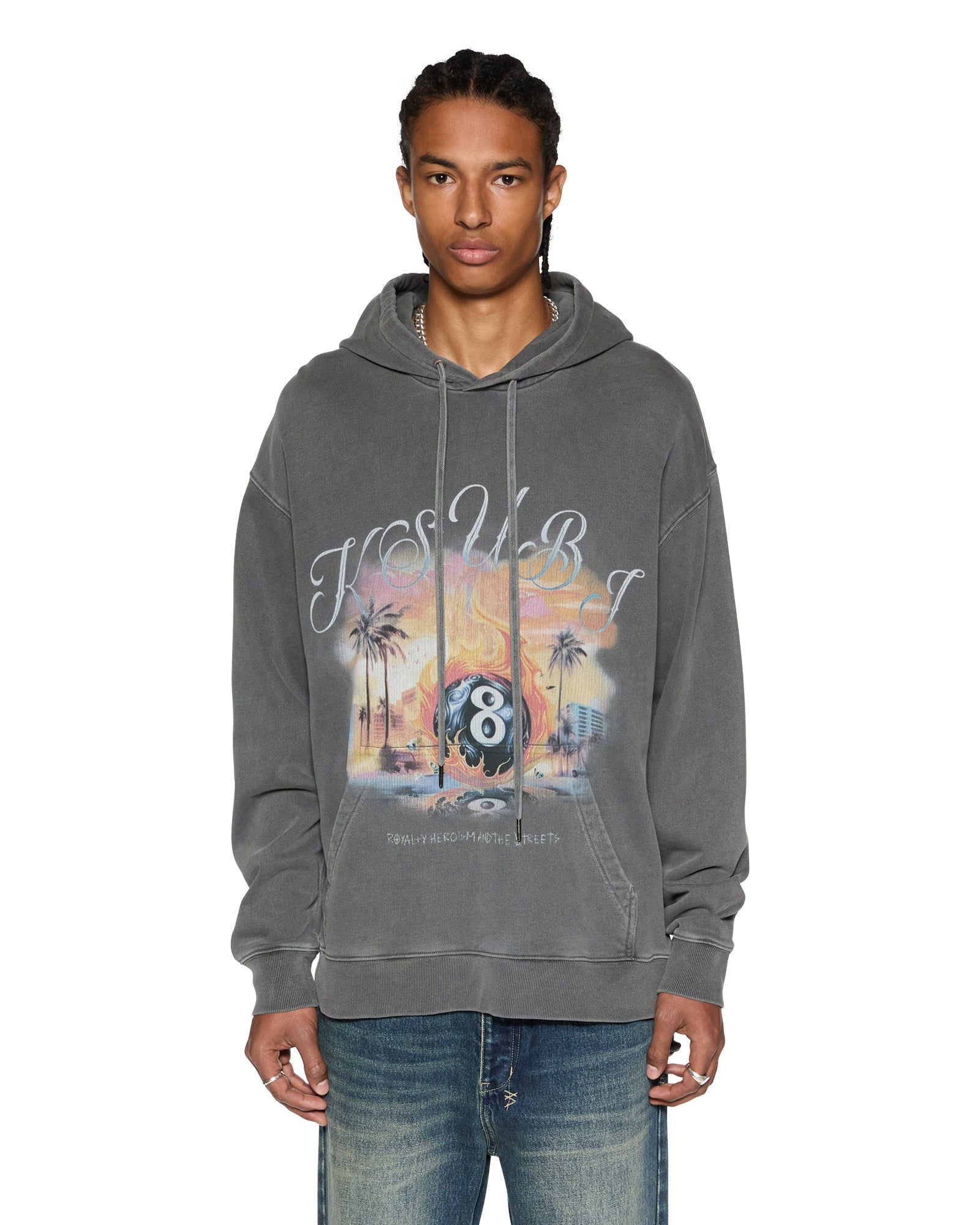 KSUBI-Men's Pullover Hoodies