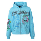 LOST INTRICACY-Men's Zip-Up Hoodies