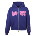 LOST INTRICACY-Men's Zip-Up Hoodies