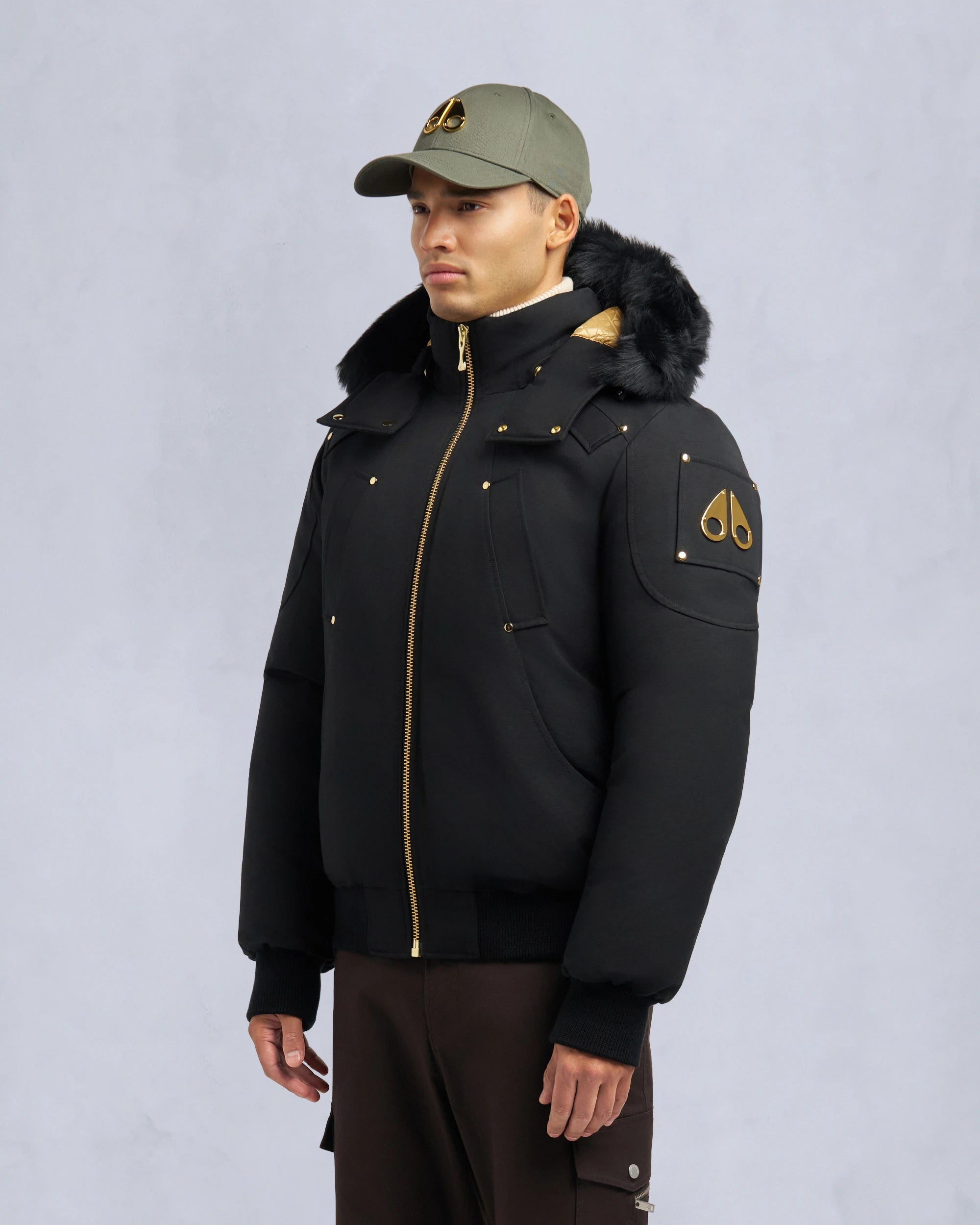 MOOSE KNUCKLES Ballistic Bomber Gold - Gravity NYC