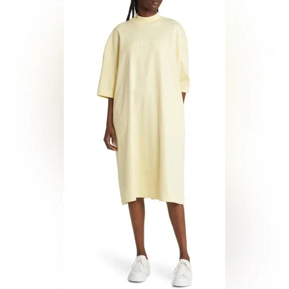 FEAR OF GOD Essentials Women's Dress Tee Canary - Gravity NYC
