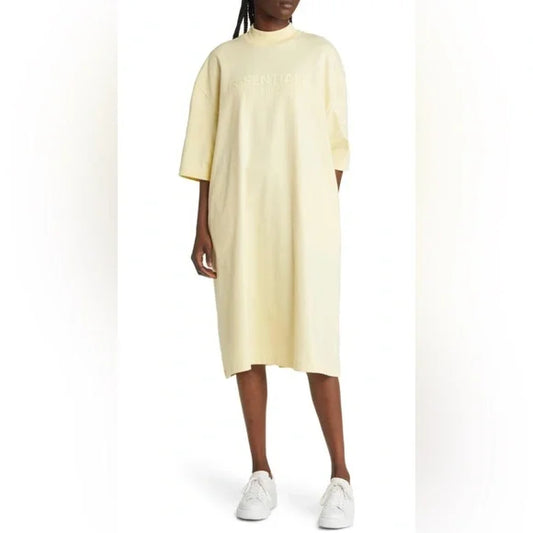 FEAR OF GOD Essentials Women's Dress Tee Canary - Gravity NYC