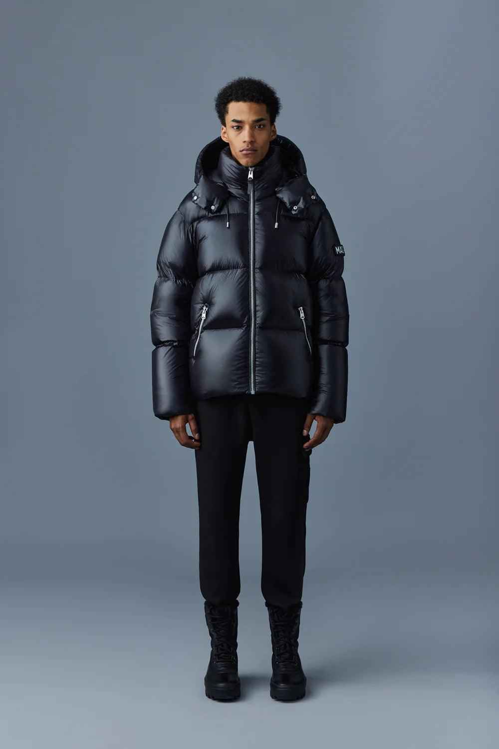 MACKAGE Kent-Z Lustrous Light Down Jacket with Hood Secondary image