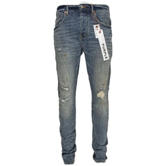 PURPLE BRAND P001 Worn Light Indigo Blowout Gravity NYC