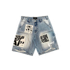 MIXED EMOTION-Men's Jean Shorts and Denim Shorts