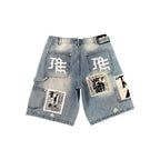 MIXED EMOTION-Men's Jean Shorts and Denim Shorts