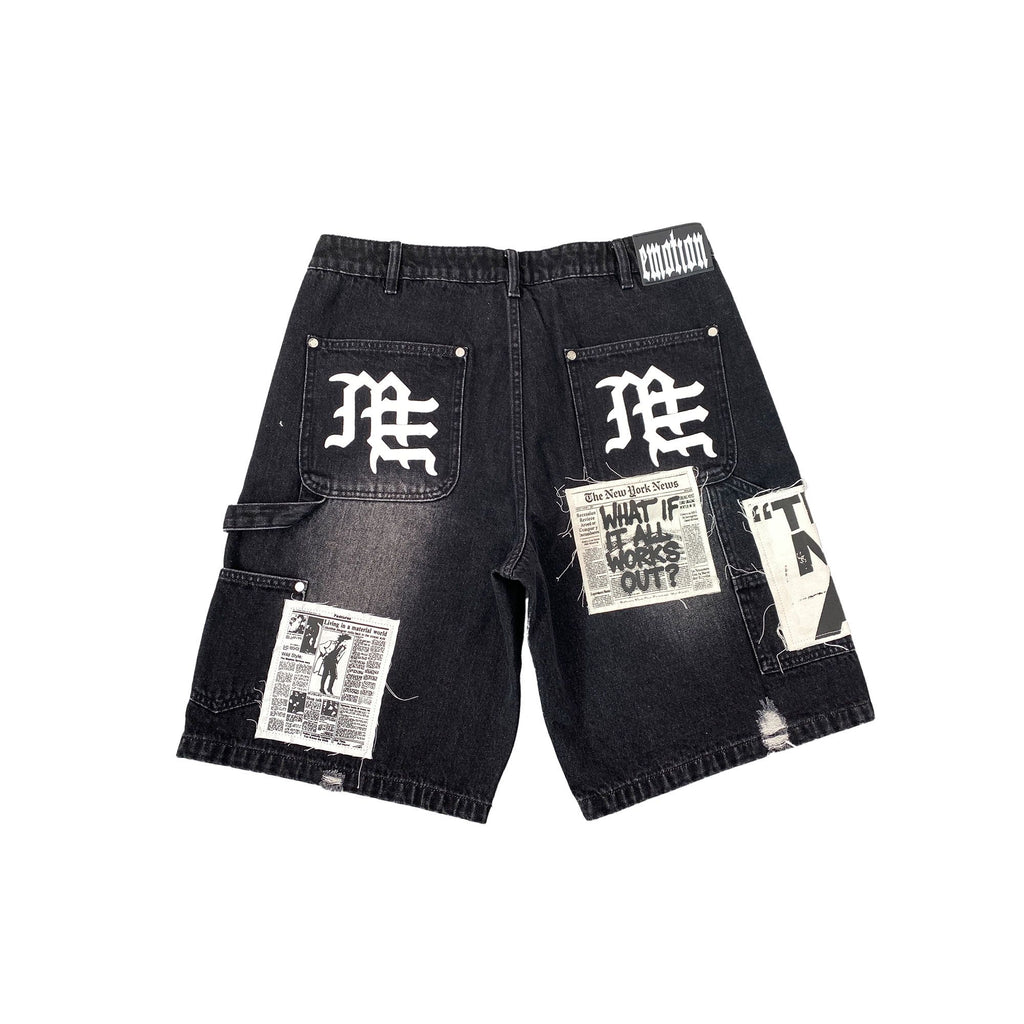 MIXED EMOTION-Men's Jean Shorts and Denim Shorts