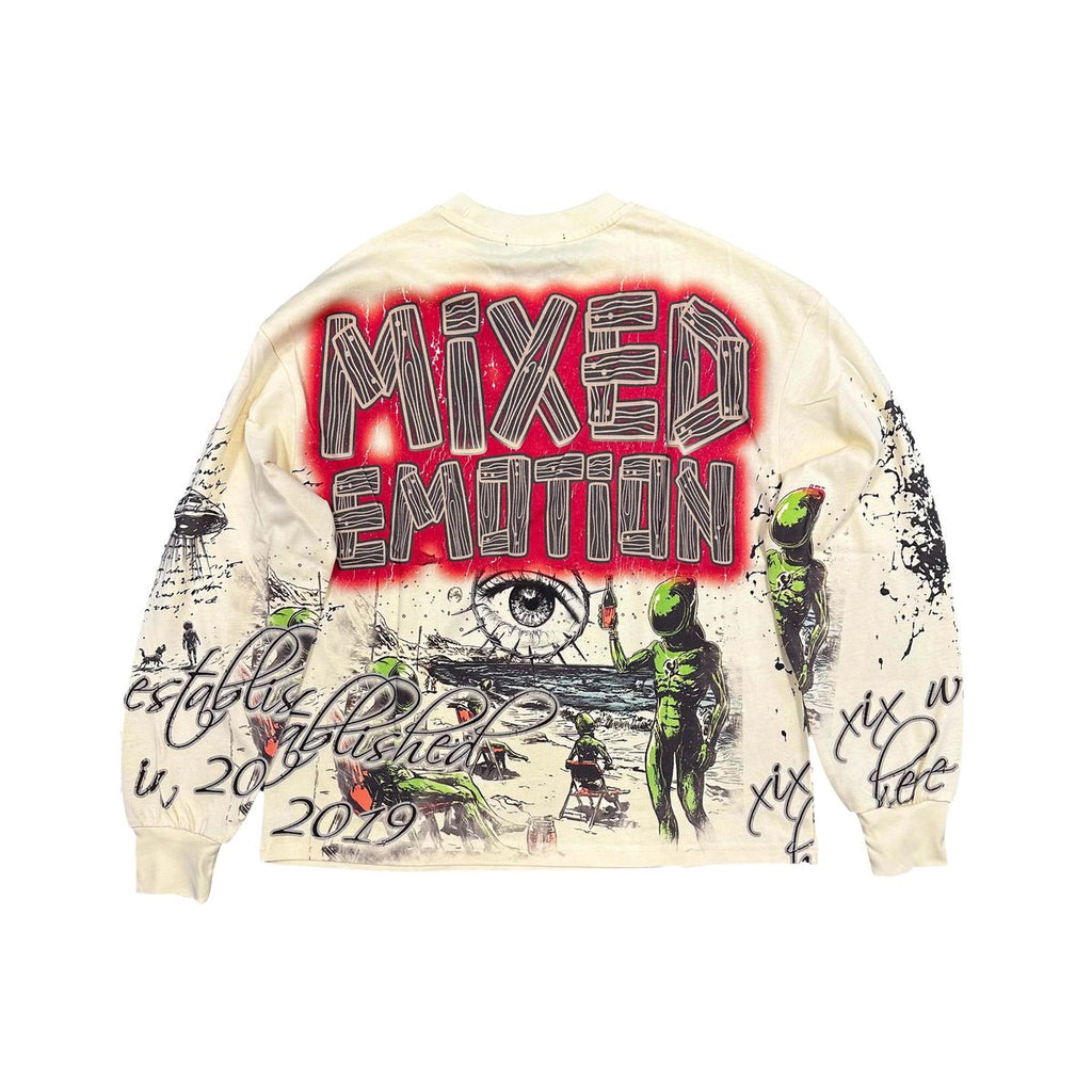 MIXED EMOTION-Men's Long-Sleeve T-Shirts and Tees