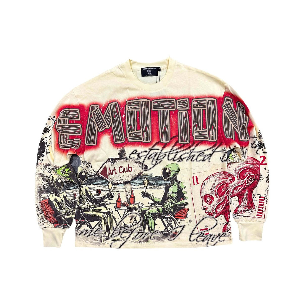 MIXED EMOTION-Men's Long-Sleeve T-Shirts and Tees