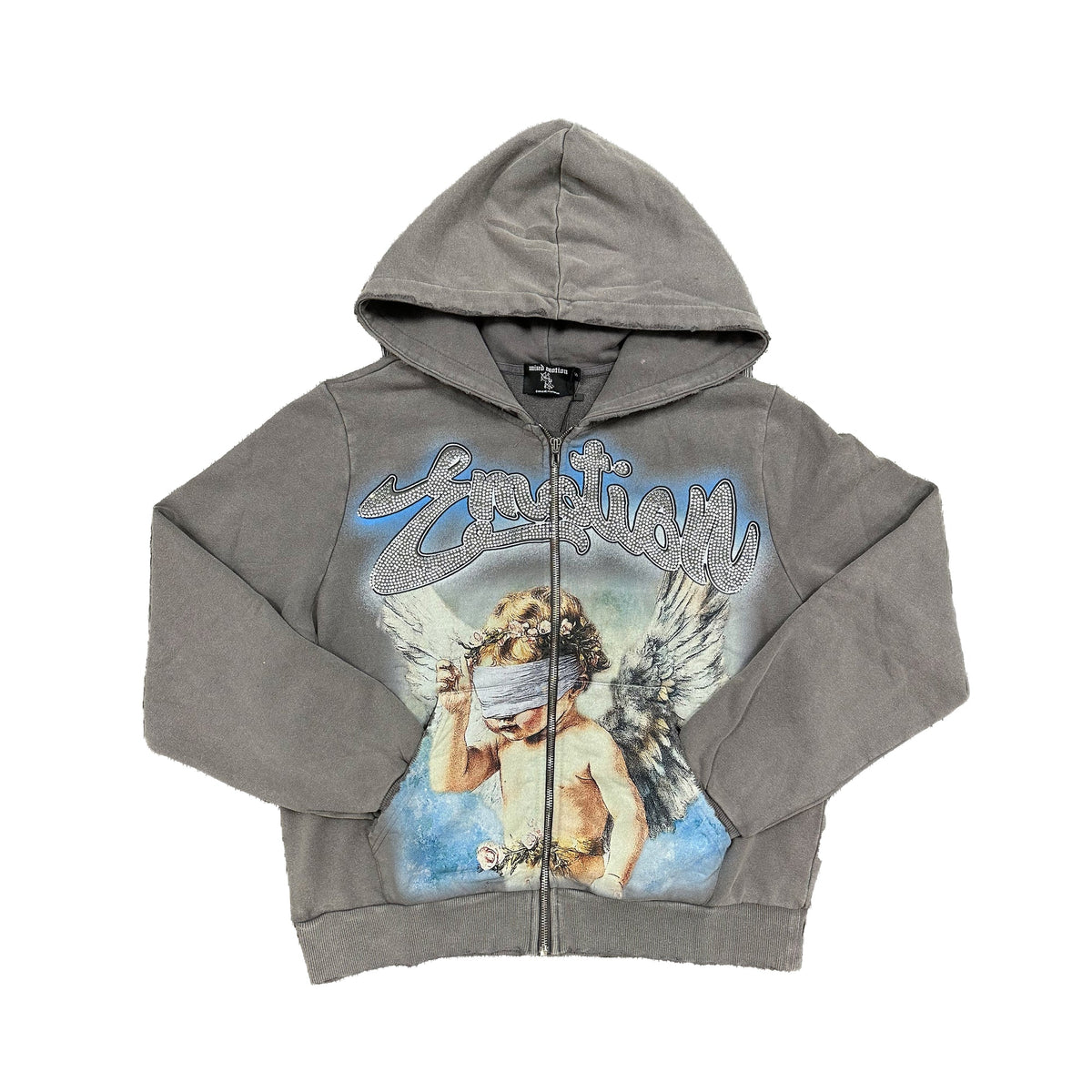 MIXED EMOTION-Men's Zip-Up Hoodies