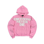 MIXED EMOTION-Men's Zip-Up Hoodies