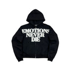 MIXED EMOTION-Men's Zip-Up Hoodies