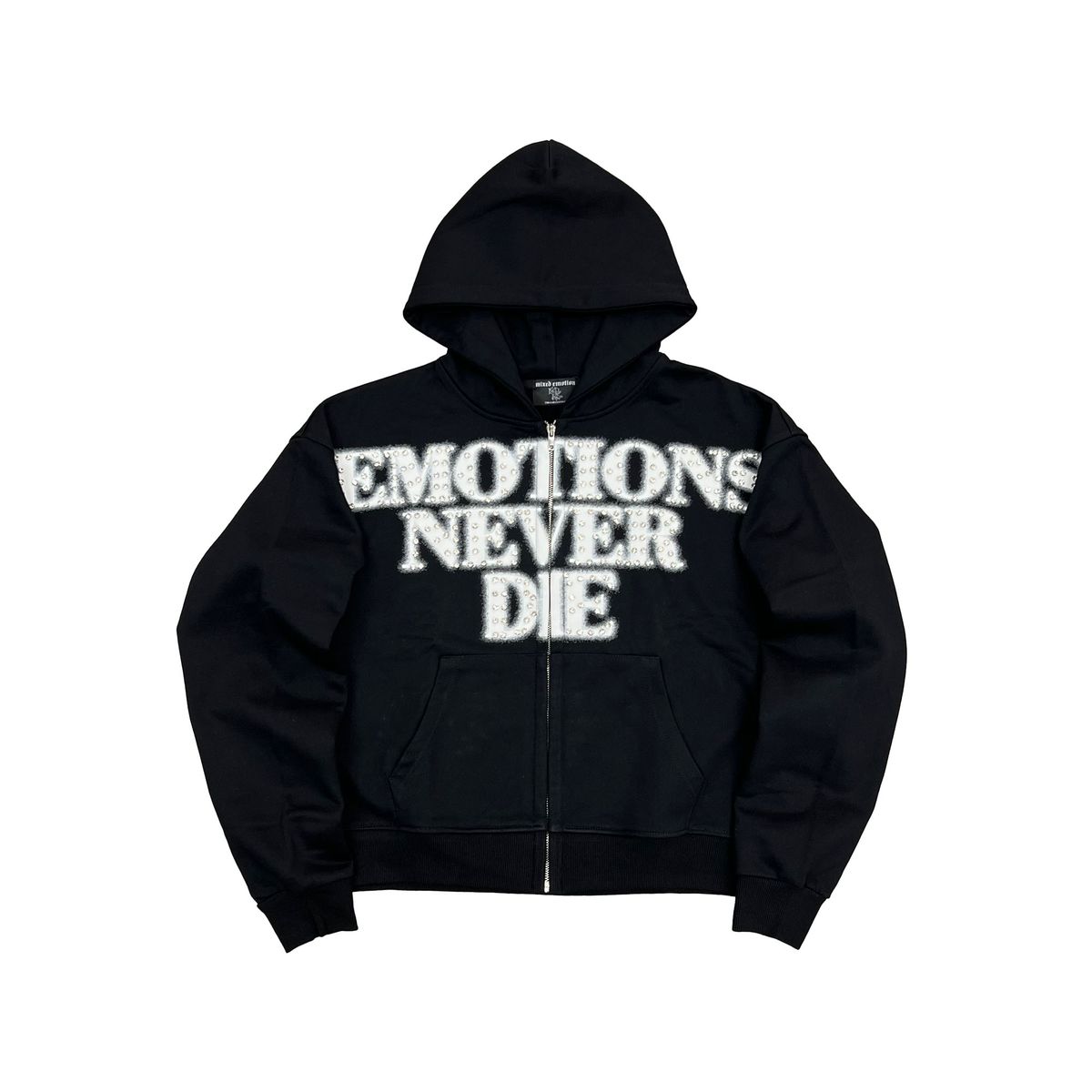 MIXED EMOTION-Men's Zip-Up Hoodies