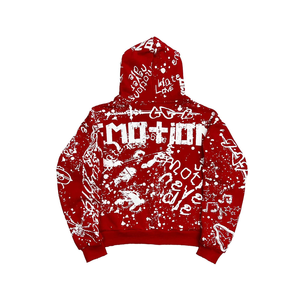 MIXED EMOTION-Men's Zip-Up Hoodies