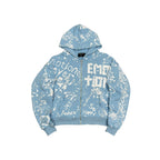 MIXED EMOTION-Men's Zip-Up Hoodies